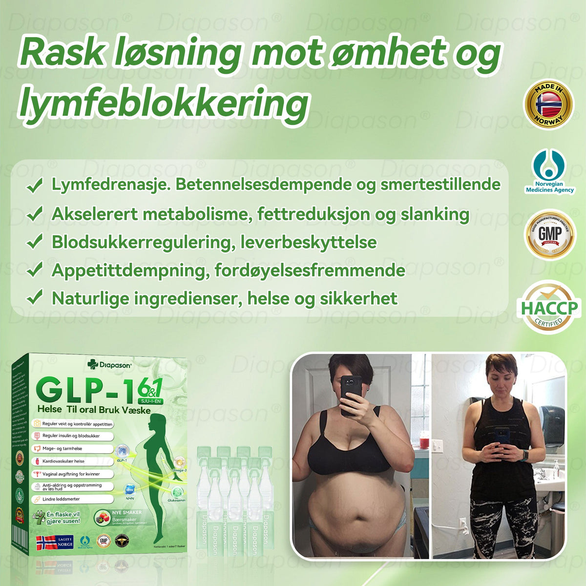 Offisiell butikk | 𝖣𝑖𝑎𝑝𝑎𝑠𝑜𝑛®🍒 𝐺𝐿𝑃-1 Sju-i-én kosttilskudd (munnløsning) (Kun én gang i uken – synlige resultater på bare 7 dager) ✅ For overvekt, hjerte- og karhelse, diabetes, søvnapné, leddplager og mer