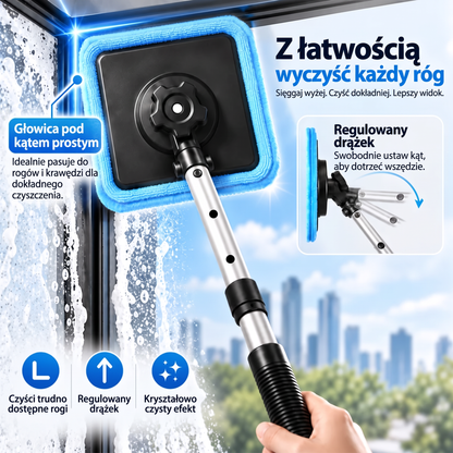 🚔Wszechstronny magnetyczny czyścik do szyb — dwustronne czyszczenie, zmywalne wkłady i zastosowanie w domu oraz samochodzie | Jeden zestaw. Czystsze szyby. Mniej wysiłku. 🚢