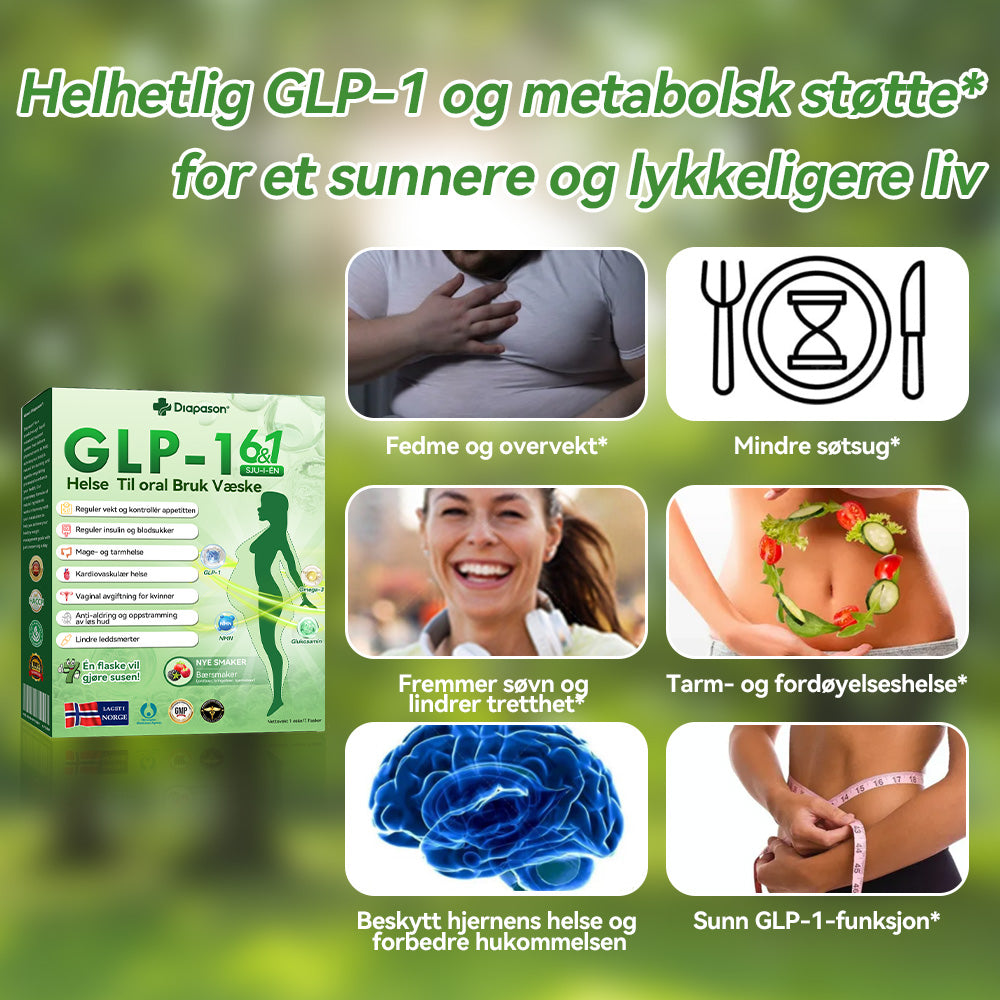 Offisiell butikk | 𝖣𝑖𝑎𝑝𝑎𝑠𝑜𝑛®🍒 𝐺𝐿𝑃-1 Sju-i-én kosttilskudd (munnløsning) (Kun én gang i uken – synlige resultater på bare 7 dager) ✅ For overvekt, hjerte- og karhelse, diabetes, søvnapné, leddplager og mer