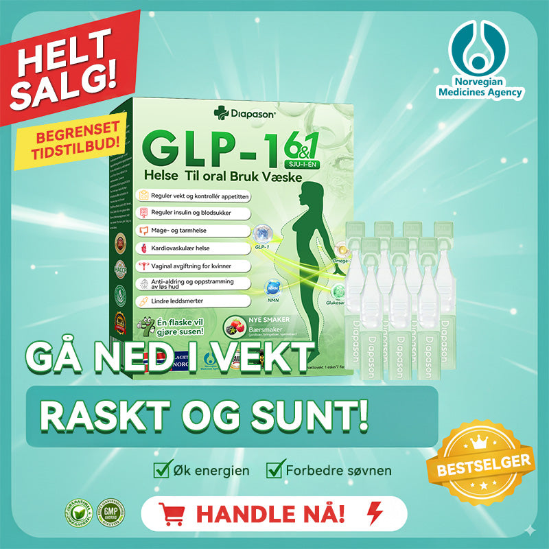 Offisiell butikk | 𝖣𝑖𝑎𝑝𝑎𝑠𝑜𝑛® 𝐺𝐿𝑃-1 Sju-i-én kosttilskudd (munnløsning) (Kun én gang i uken – synlige resultater på bare 7 dager) ✅ For overvekt, hjerte- og karhelse, diabetes, søvnapné, leddplager og mer   🥈🥈