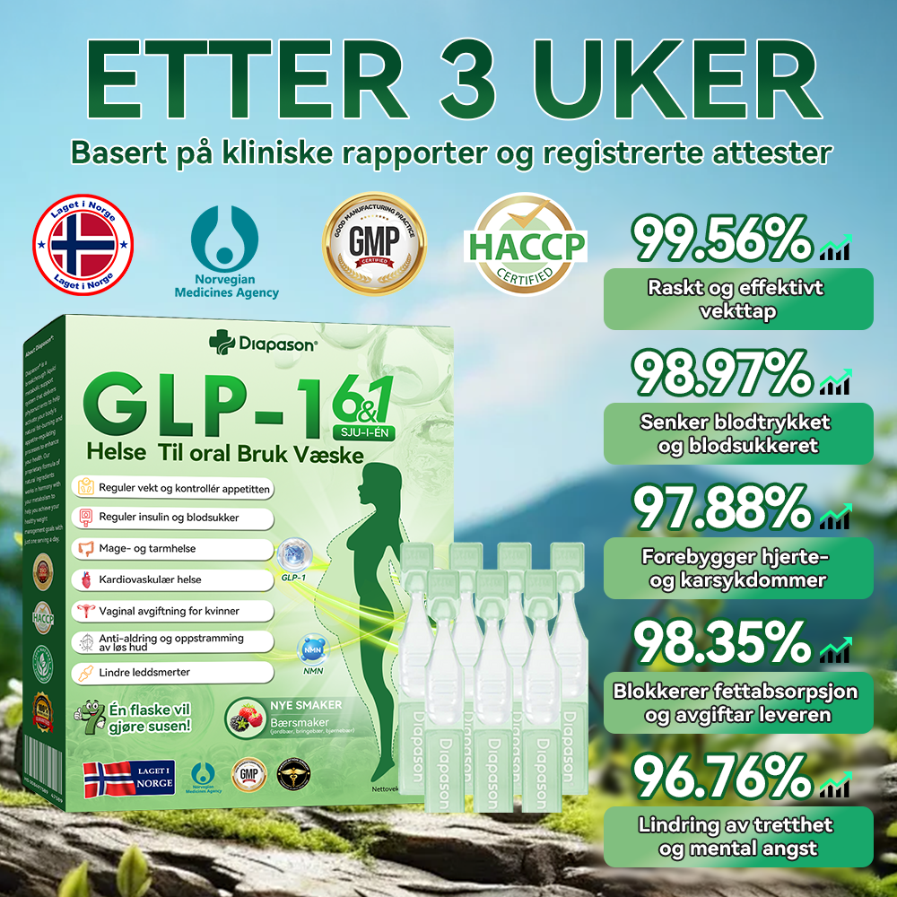 Offisiell butikk | 𝖣𝑖𝑎𝑝𝑎𝑠𝑜𝑛® 𝐺𝐿𝑃-1 Sju-i-én kosttilskudd (munnløsning) (Kun én gang i uken – synlige resultater på bare 7 dager) ✅ For overvekt, hjerte- og karhelse, diabetes, søvnapné, leddplager og mer  🟤🟤