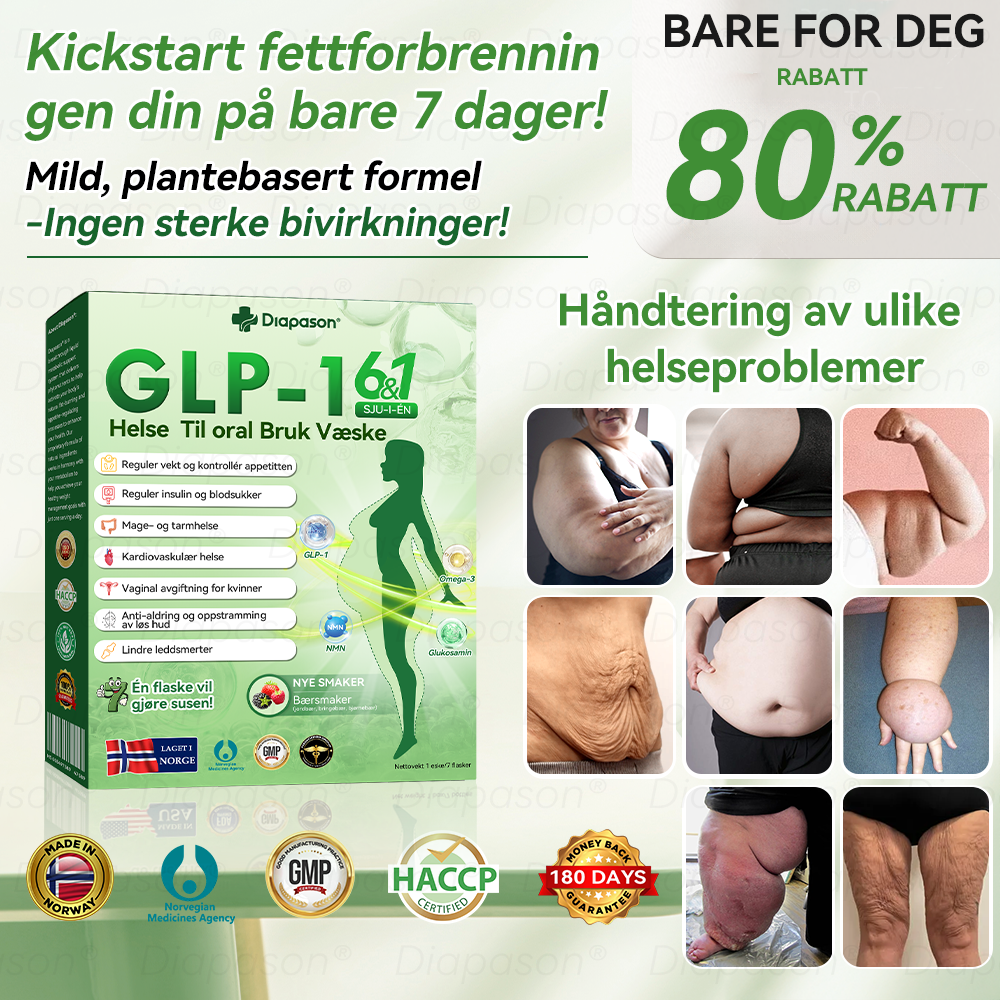Offisiell butikk | 𝖣𝑖𝑎𝑝𝑎𝑠𝑜𝑛® 𝐺𝐿𝑃-1 Sju-i-én kosttilskudd (munnløsning) (Kun én gang i uken – synlige resultater på bare 7 dager) ✅ For overvekt, hjerte- og karhelse, diabetes, søvnapné, leddplager og mer  🟤🟤