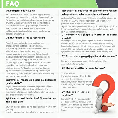 Kun 10 esker igjen! Få ekstra 30 % rabatt. 𝑳𝒖𝒙𝒂𝒓𝒊𝒔𝒆® er legetestet – 4–7 esker er nok for å støtte en sunn kropp og varige resultater. Når det er utsolgt, må du vente til neste år!