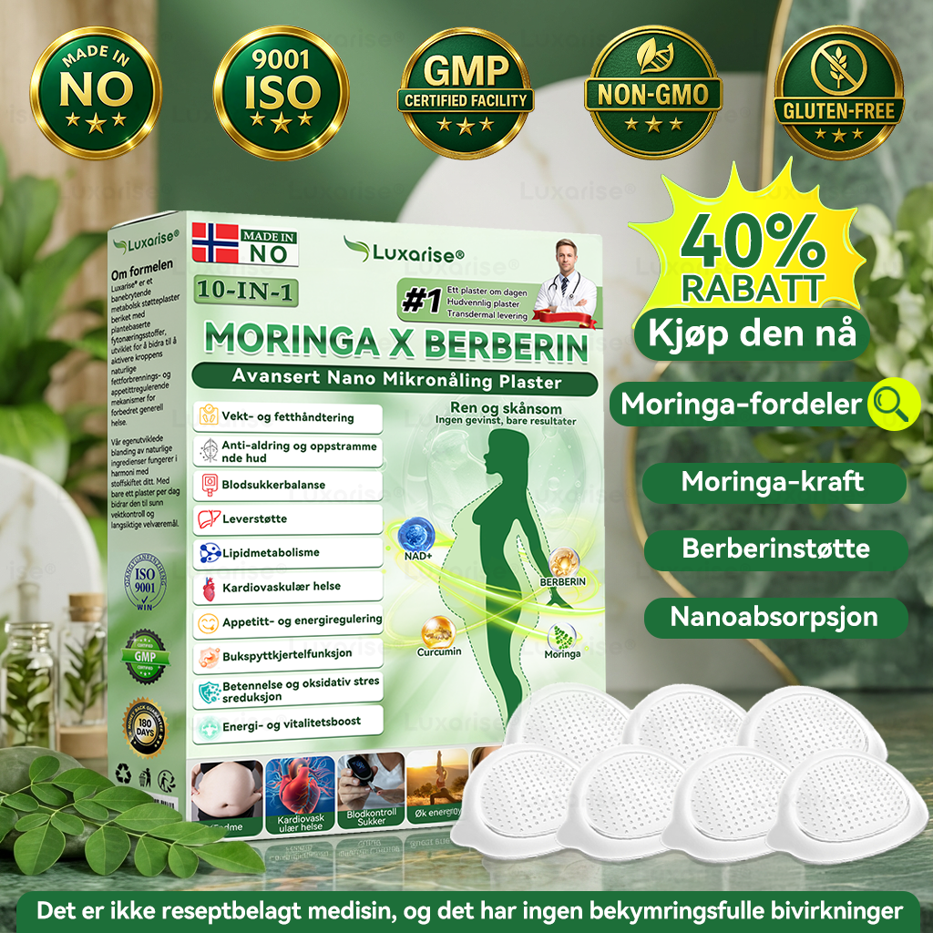 Kun 10 esker igjen! Få ekstra 30 % rabatt. 𝑳𝒖𝒙𝒂𝒓𝒊𝒔𝒆® er legetestet – 4–7 esker er nok for å støtte en sunn kropp og varige resultater. Når det er utsolgt, må du vente til neste år!